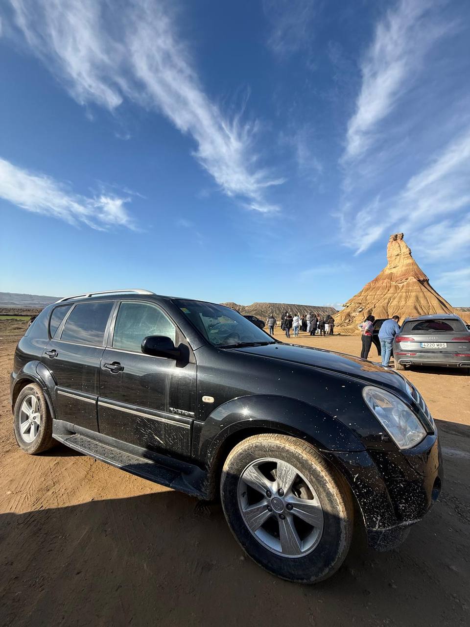 4x4 frente a Castildetierra en las Bardenas Reales