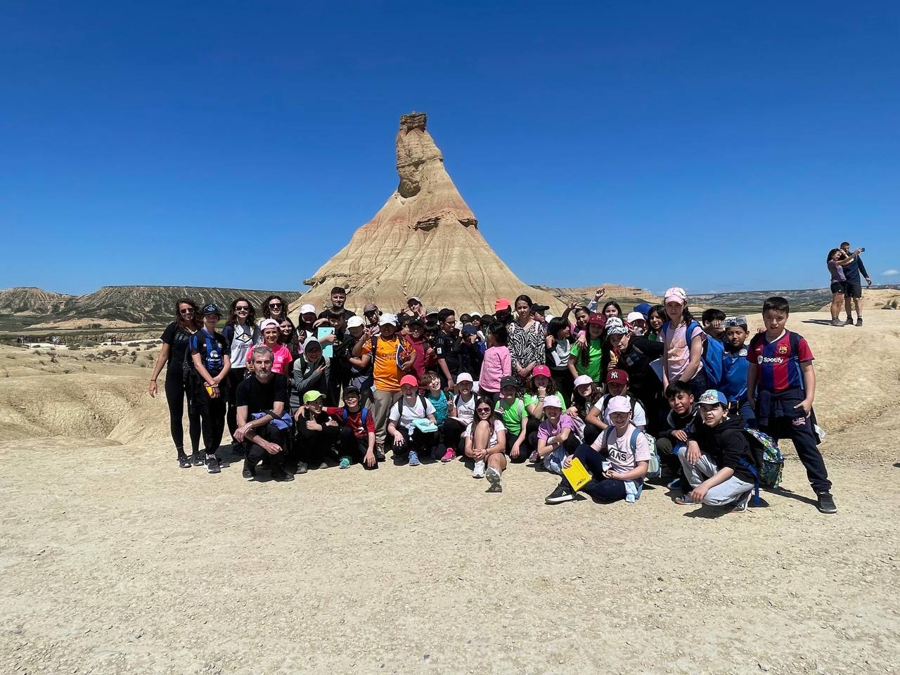 Grupo de excursion en Castildetierra